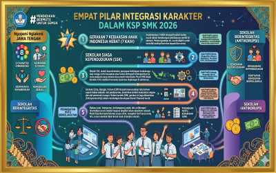 MENGINTEGRASIKAN GERAKAN KARAKTER 7KAIH, SSK, CINTA RUPIAH, DAN SEKOLAH BERINTEGRITAS KE DALAM KSP SMK 2026 MENUJU PEMBELAJARAN MENDALAM (DEEP LEARNING)